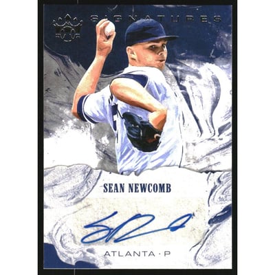 2018 Diamond Kings DK Signatures #28 Sean Newcomb