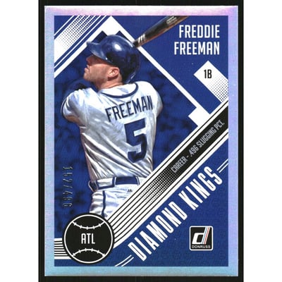 2018 Donruss Career Stat Line #23 Freddie Freeman DK/496