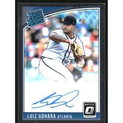 2018 Donruss Optic Rated Rookies Signatures #RRSLG Luiz Gohara