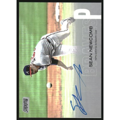 2018 Stadium Club Autographs #SCASN Sean Newcomb