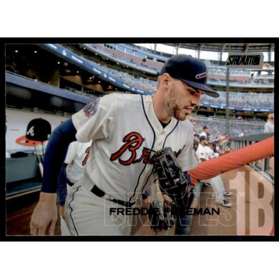 2018 Stadium Club Black Foil #232 Freddie Freeman
