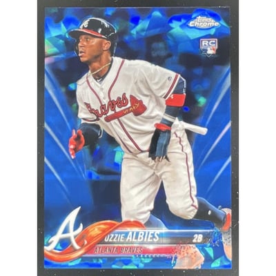 2018 Topps Chrome Sapphire #276 Ozzie Albies RC