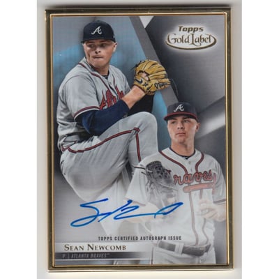 2018 Topps Gold Label Framed Autographs #FASN Sean Newcomb
