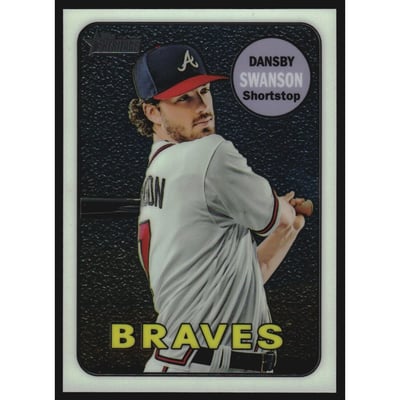 2018 Topps Heritage Chrome #THC53 Dansby Swanson