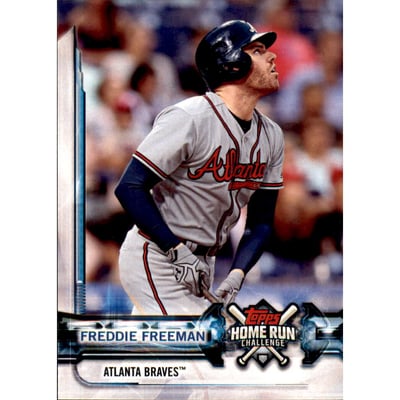2018 Topps Home Run Challenge #HRCFF Freddie Freeman