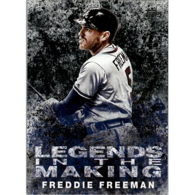 2018 Topps Legends in the Making Black #LTMFF Freddie Freeman