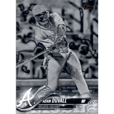 2018 Topps Update Black and White Negative #US171 Adam Duvall