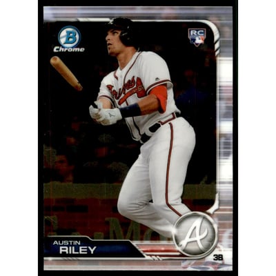 2019 Bowman Chrome #84 Austin Riley RC