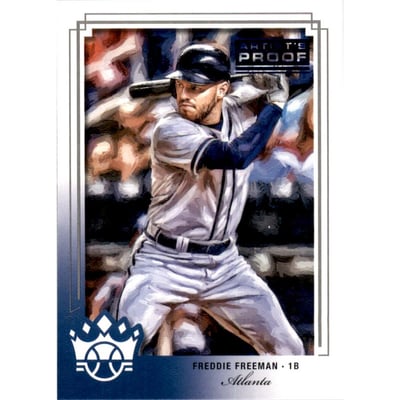 2019 Diamond Kings '03 DK Retro Artist Proof Blue #7 Freddie Freeman