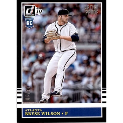 2019 Donruss Artist Proof #238 Bryse Wilson RETRO