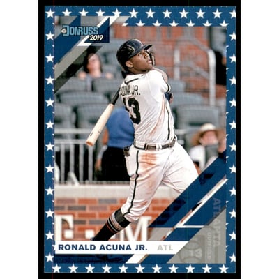 2019 Donruss Independence Day #87 Ronald Acuna Jr.