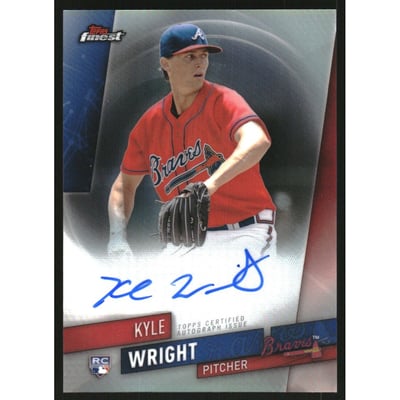 2019 Finest Autographs #FAKW Kyle Wright