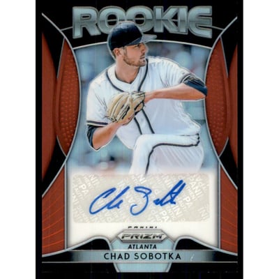 2019 Panini Prizm Rookie Autographs Prizms Red #61 Chad Sobotka