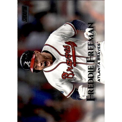 2019 Stadium Club Black Foil #27 Freddie Freeman