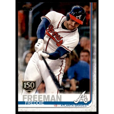 2019 Topps 150th Anniversary #183 Freddie Freeman