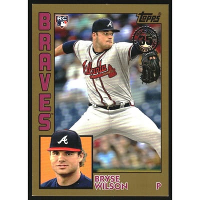 2019 Topps '84 Topps Rookies Gold #84RBW Bryse Wilson
