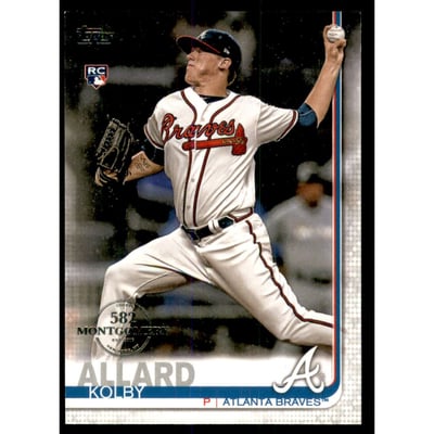 2019 Topps Factory Set 582 Montgomery #38 Kolby Allard