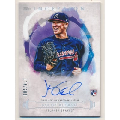 2019 Topps Inception Rookie and Emerging Stars Autographs #RESKA Kolby Allard/200
