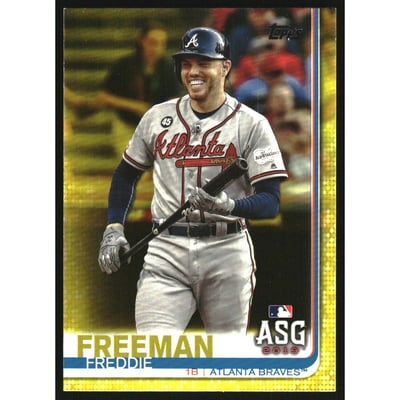 2019 Topps Update Walgreens Yellow #US279 Freddie Freeman AS