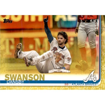 2019 Topps Walgreens Yellow #191 Dansby Swanson