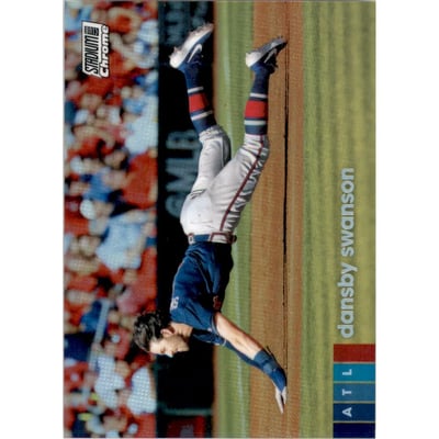 2020 Stadium Club Chrome Refractors #280 Dansby Swanson
