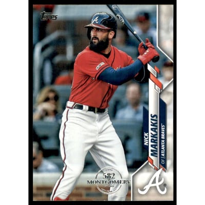 2020 Topps Factory Set 582 Montgomery Club #156 Nick Markakis