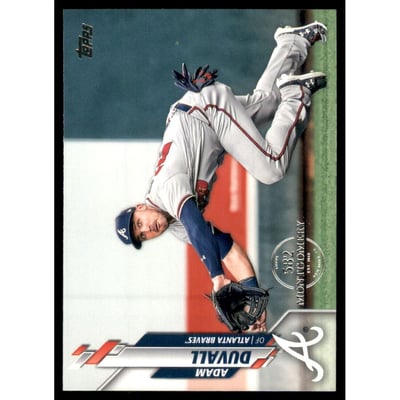 2020 Topps Factory Set 582 Montgomery Club #482 Adam Duvall