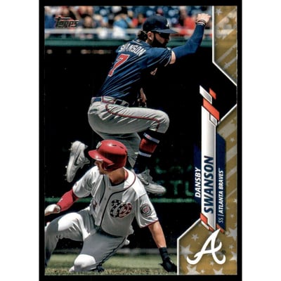 2020 Topps Factory Set Gold Stars #47 Dansby Swanson