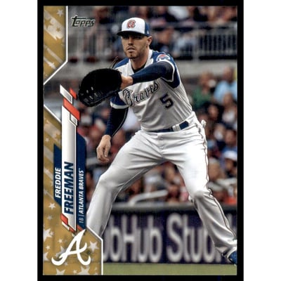 2020 Topps Factory Set Gold Stars #549 Freddie Freeman