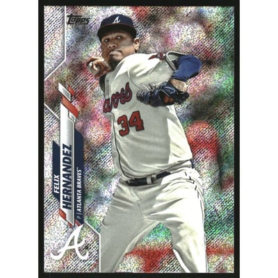 2020 Topps Factory Set Walmart Foilboard #521 Felix Hernandez