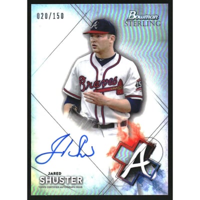 2021 Bowman Sterling Prospect Autographs Refractors #BSPAJS Jared Shuster