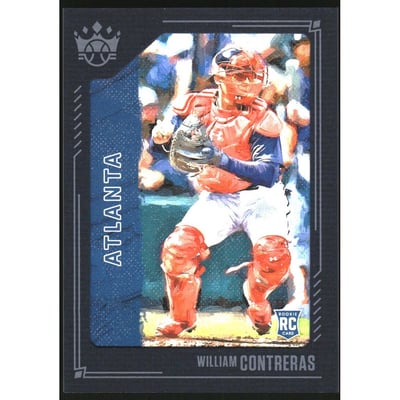 2021 Diamond Kings Blue Frame #34 William Contreras