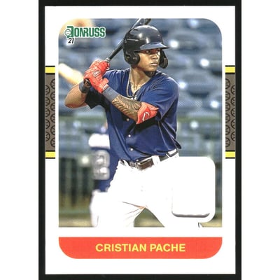 2021 Donruss Retro '87 Materials #87MCP Cristian Pache