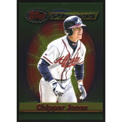 2021 Finest Flashbacks #212 Chipper Jones SP