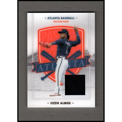 2021 Panini America's Pastime Swatches #78 Ozzie Albies