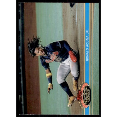 2021 Stadium Club Chrome '91 Design Variations #57 Ronald Acuna Jr.