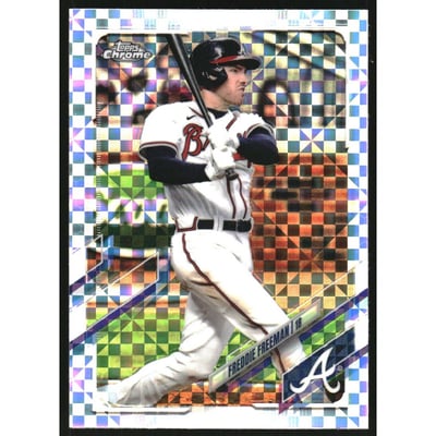 2021 Topps Chrome X-fractors #138 Freddie Freeman