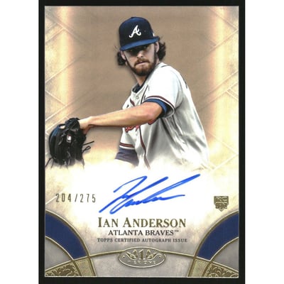 2021 Topps Tier One Break Out Autographs #BOAIA Ian Anderson/275