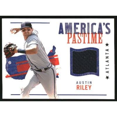 2022 Panini Chronicles America's Pastime Swatches #27 Austin Riley