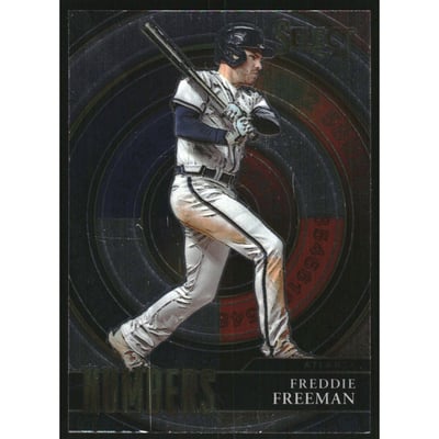2022 Select Select Numbers Holo #4 Freddie Freeman
