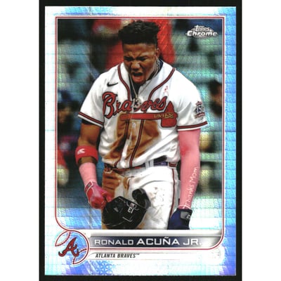 2022 Topps Chrome Prism Refractors #165 Ronald Acuna Jr.