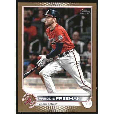 2022 Topps Gold #236 Freddie Freeman