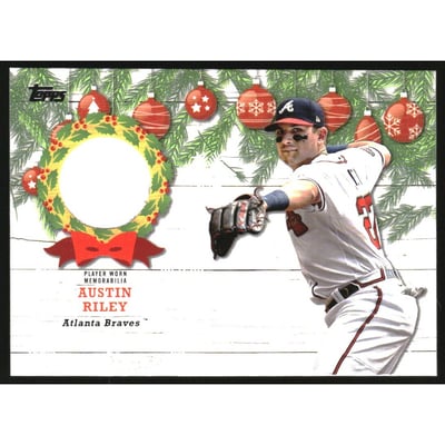 2022 Topps Holiday Relics #WRCAR Austin Riley