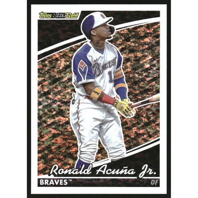 2022 Topps Update Black Gold #BG4 Ronald Acuna Jr.