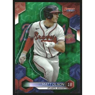 2023 Bowman's Best Green Refractors #11 Matt Olson
