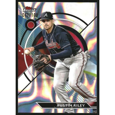 2023 Finest Lava Refractors #30 Austin Riley