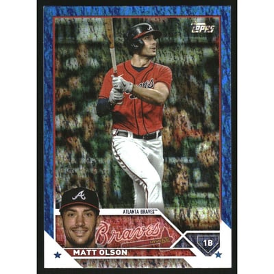 2023 Topps Blue Foil #481 Matt Olson