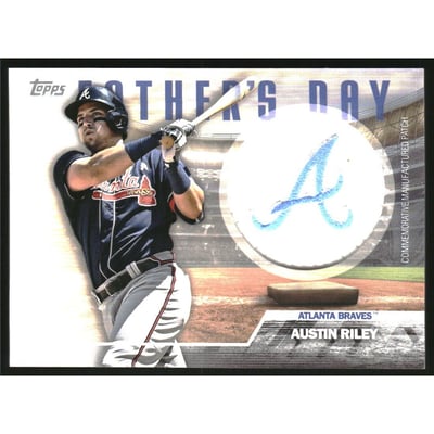 2023 Topps Father's Day Commemorative Team Patches #FDARI Austin Riley