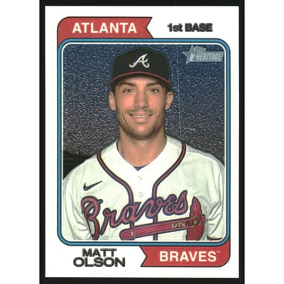 2023 Topps Heritage Chrome #462 Matt Olson