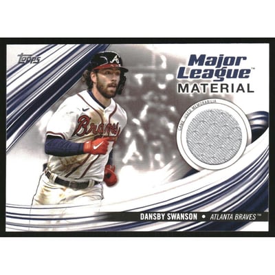 2023 Topps Major League Materials #MLMDS Dansby Swanson